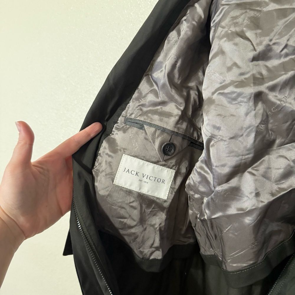 NWT Jack Victor Jonathan Green Mens Cargo Pocket Safari Jacket size XL $498 - Picture 9 of 10